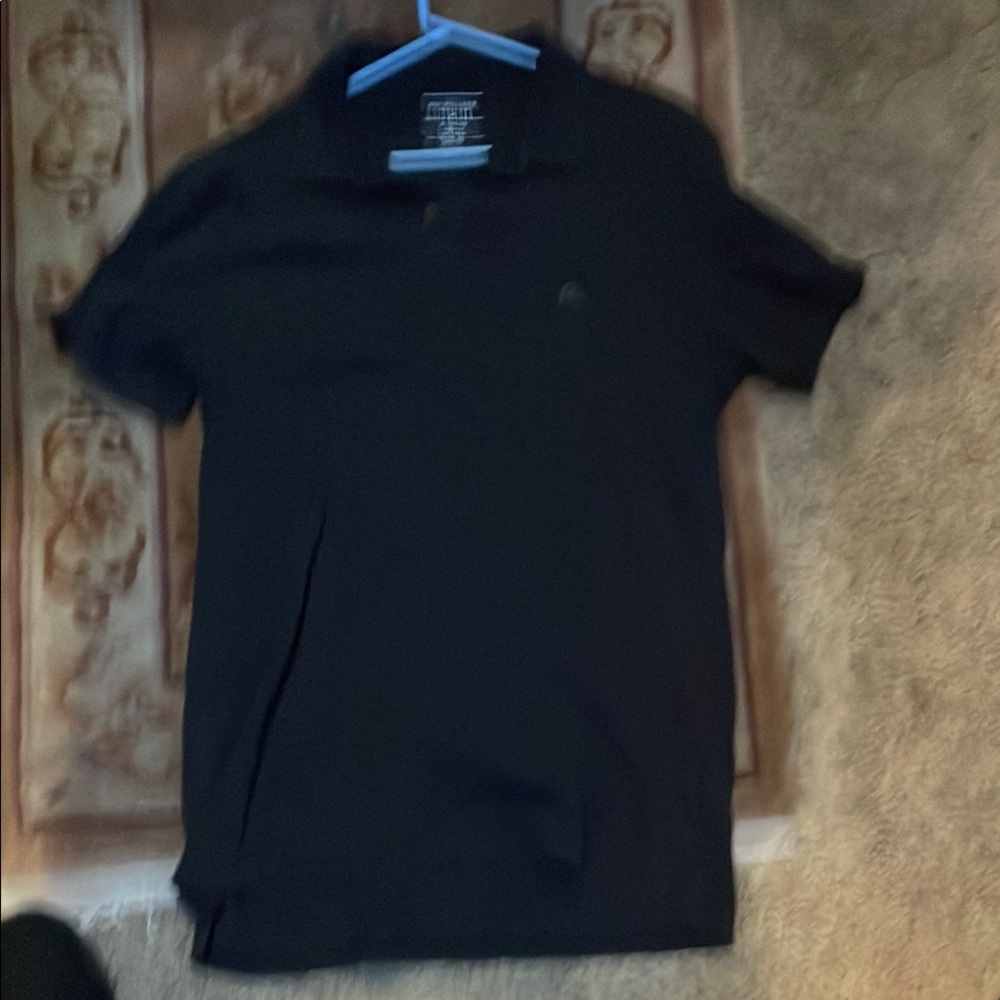 Quiksilver Men's Black Polo Shirt